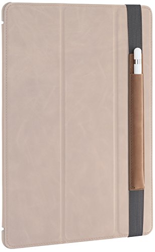 StilGut Pencil-Halter für Apple 12,9″ iPad Pro aus echtem Leder. Stift-Halterung zur sicheren Aufbewahrung des Apple Pens, Cognac Vintage - 2