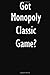 Produktbild Got Monopoly Classic Game: Monopoly Classic Game Diary Journal