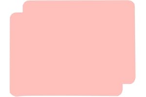 MXDHOKY 2 Pezzi Tovagliette Grande in Silicone per Bambini, Tovaglietta Multifunzionale Antiscivolo, Lavabili Tovagliette,Anti-scalatura,Anti-polvere, Adatto per Ristorante, Cucina(Rosa)