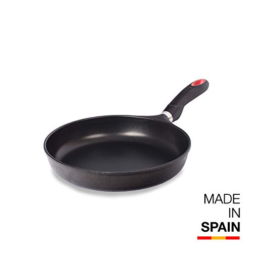 Valira Tecnoform - Sartén 28 cm, color negro.MADE IN SPAIN