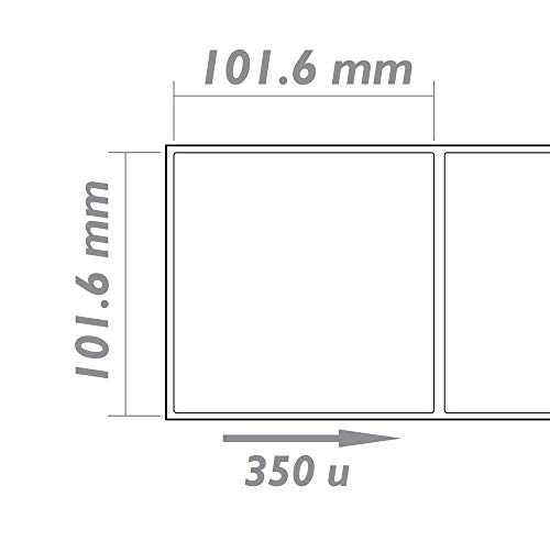BeMatik - Rollo Bobina de 350 Etiquetas Adhesivas para Impresora t rmica Directa 101 6x101 6mm 20 Unidades reviews BeMatik - Rollo Bobina de 350 Etiquetas Adhesivas para Impresora t rmica Directa 101 6x101 6mm 20 Unidades