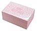 Pink and White Gloss Wood Spotty `Baby Keepsakes` Box