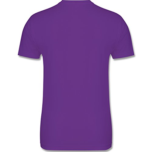 Statement Shirts - I Love You - Herren Premium T-Shirt Lila