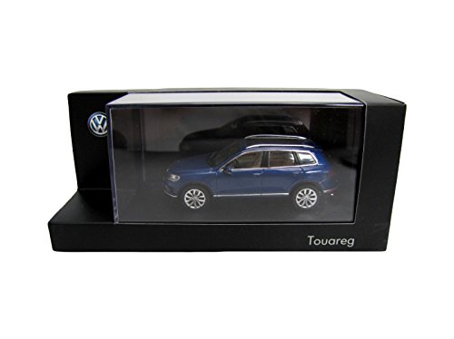 Preisvergleich Produktbild Volkswagen 7p1099300ab5 K Modell Auto Touareg 1: 43, Reef Blue Metallic