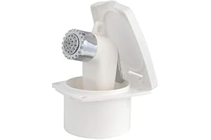 OSCULATI Doccia Boris - Tubo in PVC con finitura bianca, 4 m