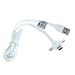 Produktbild OTB Datenkabel 3in1, iPhone/Micro-USB/USB-C, Flachbandkabel Weiß 1m