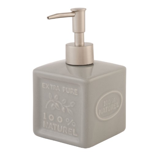 Clayre & Eef 62263 Seifenspender grau eckig SAVON