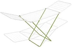 MAURY'S GRANDI MAGAZZINI ITALIANI DAL 1982 MAURY'S STENDINO STENDIBIANCHERIA IN ACCIAIO COLORATO ANTIRUGGINE SPAZIO DI STENDITURA 18 METRI