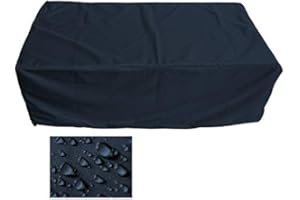 Holi Europe Premium Abdeckung für rechteckigen Esstisch, Gartentisch, für den Gebrauch im Freien, hochqualitative Schutzhülle für Gartenmöbel L 240cm x P 200cm x A 95cm schwarz