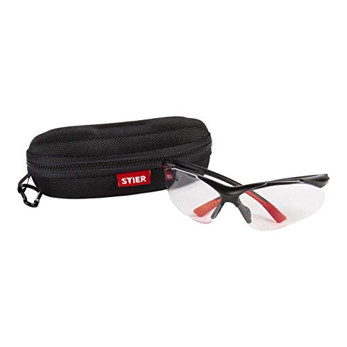 Preisvergleich Produktbild STIER Schutzbrille mit PC-Scheiben klar + Brillenetui