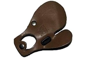 ‎ELTORO elToro Fingertab - Ledertab mit Fingertrenner – Schießhandschuh aus 3 Schichten (Leder, Gummi, Wildleder) – Robuster Fingerschutz für präzises Bogenschießen, langlebiges Zubehör - Rechtshand