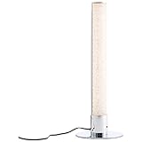 dimmbar Brilliant Irita LED Tischleuchte 40cm Fernbedienung dimmbar RGB Farbwechsel chrom 420 Lumen, LED integriert