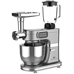 CONTINENTAL EDISON Robot pâtissier Multifonctions - 1000 W - Gris