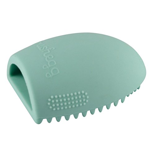 CoFashion Portable Cosmetic Makeup Brush Cleaner Silicone Gel Egg Washing Brush Silica Glove Clean Scrubber Board Foundation Brush Cleaning Tool
