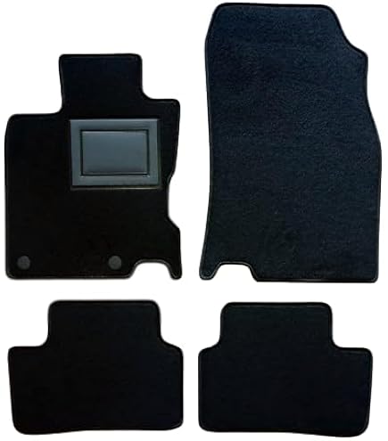 Kit Tappetini Anteriori In Moquette Per Renault Kadjar 2015-2025 - 2 Pezzi Su Misura Con Fissaggio