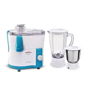 Kenstar NUTRIV 450- WATT JUICER Mixer Grinder with 2 Jars (White & Blue)