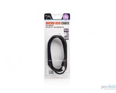 Natec 1.8 m USB A-micro USB B