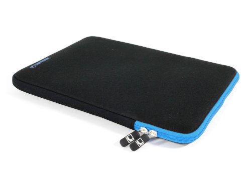 COOL BANANAS ShockProof MacBook Air 11 Zoll Hülle | Sleeve | Laptop-tasche mit strapazierfähigem Nylon | höchster Schutz durch Memory-Foam-Kern | leicht zu reinigen | wasserabweisend | Farbe Blau - 3