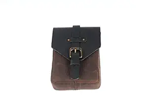 Trip Machine Company Leather Tank Pouch Tobacco Brown