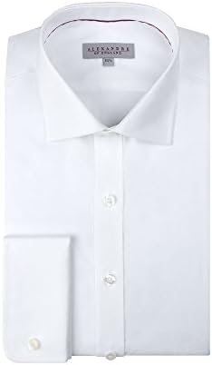 Alexandre Silver Label Alexandre of England White Floral Jacquard Shirt 0050387 by Suit Direct White 17