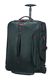 Ligera Samsonite Paradiver Light Bolsa de Viaje con Ruedas, S (55Cm-51 L), Negro
