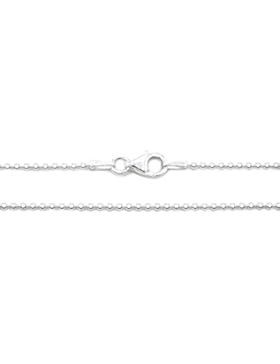 Kugelkette 925 Sterling Silber 1,5mm breit 45cm lang Silberkette Halskette Unisex