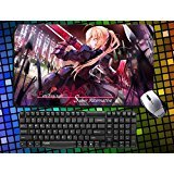 Fate Stay Night, Fate Zero, Saber, Rin Archer, Rider Großes Mauspad, 60 x 35 cm, Anime-Schreibtischpad (13)