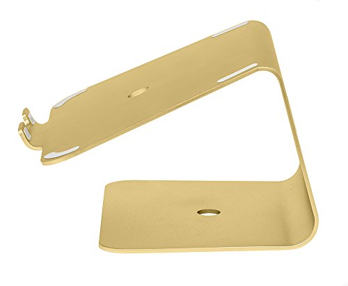 Slabo Notebookhalterung Laptopständer für MacBook / MacBook Air / MacBook Pro / Notebooks „Aluminium“ – GOLD - 5