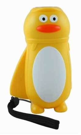 Preisvergleich Produktbild Dynamo - Taschenlampe KÜKEN mit LED-Licht