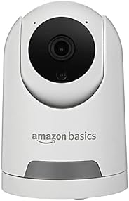 AmazonBasics 2MP Smart Security Camera with 360 Degree View | AI Powered Motion Detection | Enhanced Night Vis
