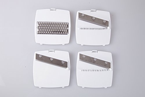 ICO ICO017 8–1 Profi Spiralschneider mit Mandoline, Käsereibe, und Saftpresse, Kunststoff, weiß, 24.8 x 21.6 x 14.6 cm - 7