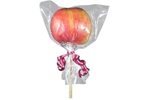 x50 (5.25 inch X 8inch) Toffee Apple Bags by Yolli Loypack Candy