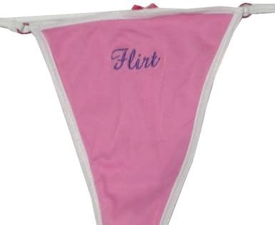 (Pack of 5) Womens Sexy Stretch Hipster Brief Thong Panties Small Pink