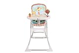 Kinderhochstuhl 'Hangry' von Clamaro mit abnehmbarem und verstellbaren Tisch und Tablett - Hochstuhl in 3 Farben wählbar für Jungen und Mädchen