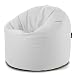 Produktbild WEISS POUF POUFF PUFF PUF XXL KUNSTLEDER-SITZSACK ABMESSUNGEN: 100 X H.130 cm GEFÜLLT MIT POLYSTYROLKUGELN, WEICH UND SCHNELL (REISSVERSCHLUSS) ABZIEHBAR, IN 8 FARBEN ERHÄLTLICH