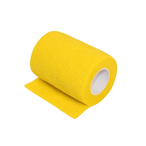 Uhlsport Tube-It Cinta Adhesiva para Medias, Hombre, Lima Amarillo, Talla Única