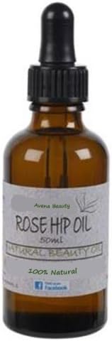 100% Natural Pure Refined Rosehip Beauty Oil: Natural Skin Perfecting Elixir for scars, stretch marks and wrinkles 50ml
