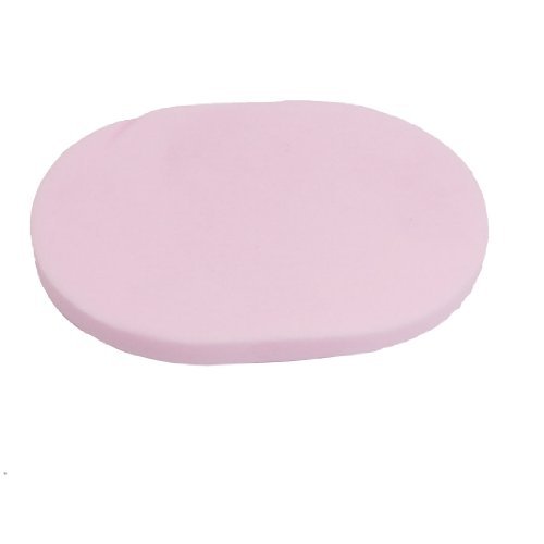2 Pcs Oval Pink Soft Sponge Make Up Facial Face Washing Cleansing Puff