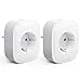 Produktbild WLAN Smart Steckdose Intelligente Plug, Aoycocr WiFi Smart plug Stromverbrauch messen, Wifi Stecker Kompatibel mit Alexa und Google Home,IFTTT, Fernsteurung, Timer Funktion, ohne Hub 2pack