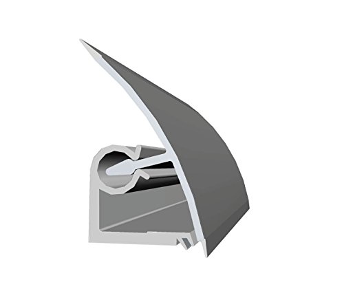 Küchenabschlussleiste WA 09; Länge 2,50m (Edelstahlfarbig) - 2