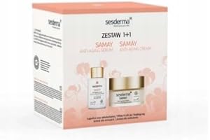 Sesderma Zestaw bożonarodzeniowy: krem przeciw starzeniu się skóry Samay 50 ml i serum 30 ml – do skóry wrażliwej z widocznymi oznakami starzenia się skóry