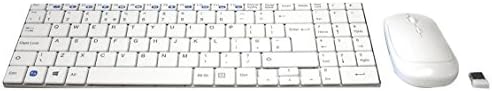 Accuratus Minimus X - Minimalist Ultra Sleek Wireless 2.4GHz RF Keyboard and Mouse Set