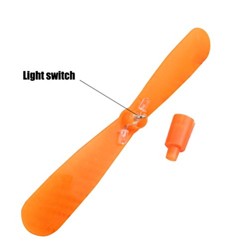 JanlyÂ® Flashing Dragonfly Glow Toy Educational LED Light Up Bamboo-copter Rotor Toy for Outdoor Christmas party Favor Gift