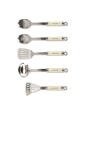Morphy Richards 5-teiliges Kochutensilien-Set, Elfenbeinfarben Cremefarben - 3