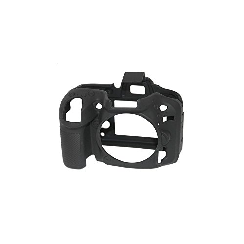 easyCover ECND7100 Coque en silicone pour Nikon D7100 Noir