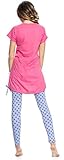 dn nightwear Damen Schlafanzug zum Stillen PM.9007 - 3