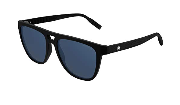 Montblanc occhiale da sole MB0063S 002 Nero blu taglia 55 mm Uomo :  Amazon.it: Abbigliamento