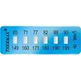 Thermax Temperature Indicating Label Strips, 6 Level, 65 Deg C to 93 Deg C