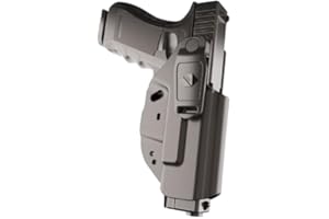 Orpaz EVO G17 Holster Compatible with Glock 17, Dual-Carry Holster That Provides Multiple Options to Suit Your Needs - IWB or OWB - Will Secure Your Handgun with a Tactical Appearance