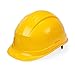 Produktbild GBY Schutzhelm Senior Schutzhelm BAU bauchige Kappe Baustelle (weiß) Bauarbeiterhelm mit Belüftung (Color : D)